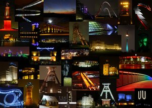 Foto-Collage: "Von West nach Ost"