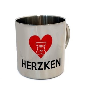 3001338 Edelstahltasse "Herzken"