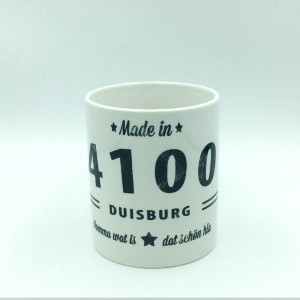 3011407 Tasse: Made in "4100" Duisburg