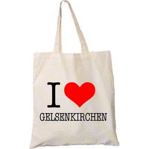 31100004 Stoffbeutel "I love Gelsenkirchen"
