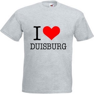 31120005 T-Shirt "I love Duisburg"