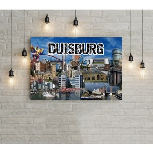 34170203 Leinwandcollage  - "Duisburg"
