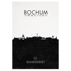 34270001 Koordinaten Poster Bochum