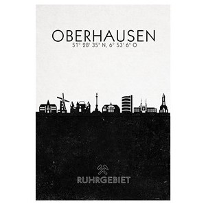 34270002 Koordinaten Poster Oberhausen