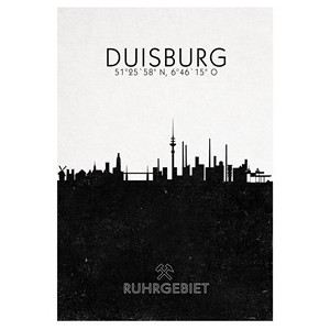 34270003 Koordinaten Poster Duisburg
