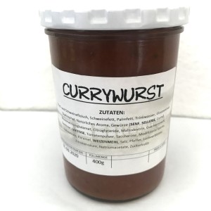 353010 Das Original! - die doppelte Currywurst im Glas!
