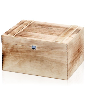 3531908 6er Präsentbox aus Holz mit Scharnierdeckel