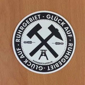 3550001 Bierdeckel: Glück Auf - Ruhrgebiet