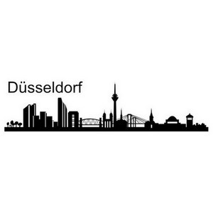 3785001 Wanddeko Skyline Düsseldorf