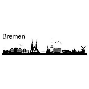 3785008 Wanddeko Skyline Bremen