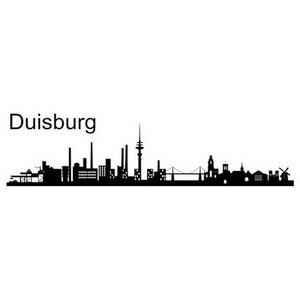 3785009 Wanddeko Skyline Duisburg