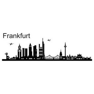 3785011 Wanddeko Skyline Frankfurt