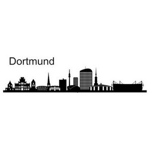 3785013 Wanddeko Skyline Dortmund
