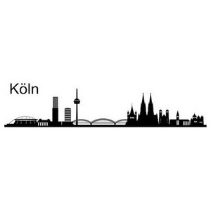 3785014 Wanddeko Skyline Köln