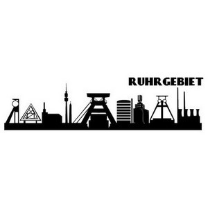3785016 Wanddeko Skyline Ruhrgebiet
