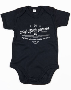BK30005 Baby Bodysuit: Auf Kohle geboren