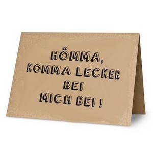 KLK3006 Postkarte: "Hömma, komma lecker..."