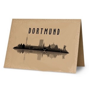 KLK3030 Klappkarte:Dortmund-Skyline