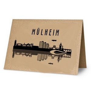 KLK3032 Klappkarte:Mülheim Skyline