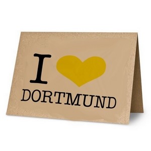 KLK3034 Klappkarte:I Love Dortmund