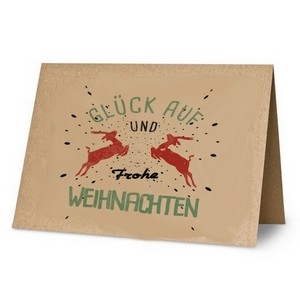 KLK3307 Postkarte: "Ein töfter Weihnachtsgruß "