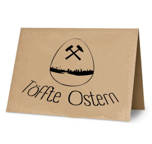 KLK3402 Klappkarte:Töffte Ostern & SE