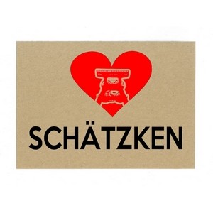 PK3015 Postkarte: "Schätzken"
