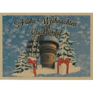 PK3303 Postkarte: "Frohe Weihnachten Mülheim - Aquarius "