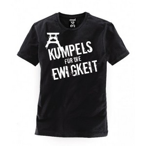 1410012.1 Schwarzes T-Shirt "Kumpels für die Ewigkeit"