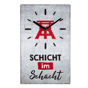 67456-1 Wanduhr "Schicht im Schacht"